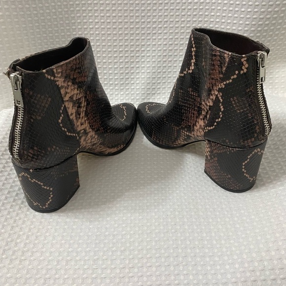 Steve Madden Jillian Snake Print Booties - Picture 7 of 8